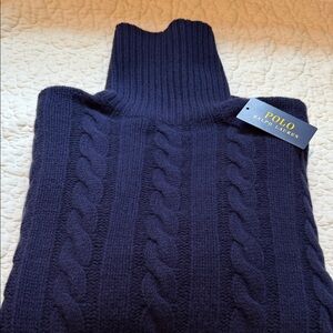 Polo by Ralph Lauren Dark Blue Turtleneck Sweater
